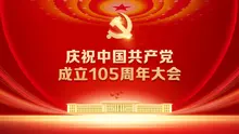 庆祝中国共产党成立105周年大会